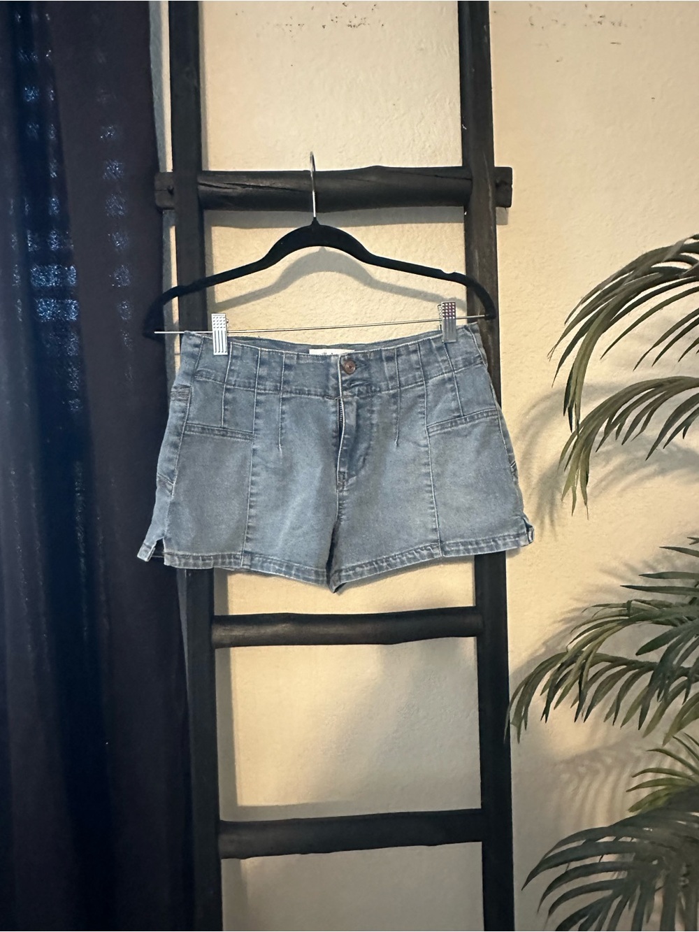 Vanilla Star Light Blue Denim Jean Shorts